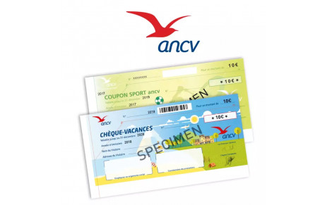 Nous acceptons aujourd’hui les Coupons Sport ANCV et les Chèques Vacances !